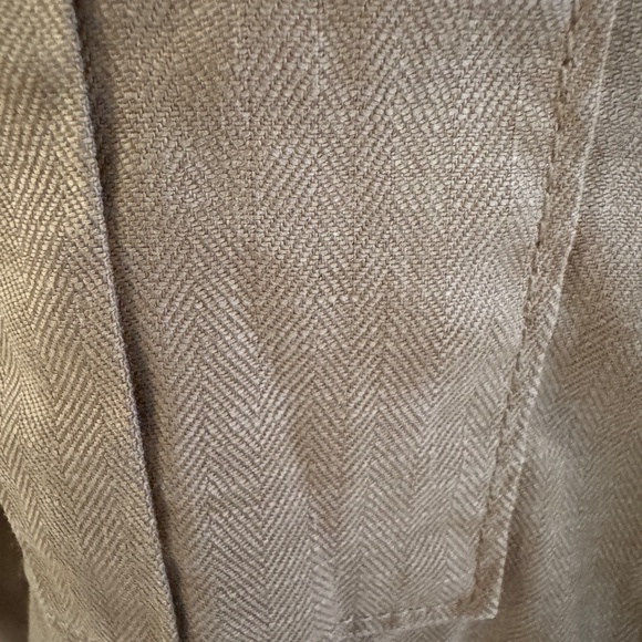 LEVEL 99 ANTHROPOLOGIE EMME SHACKET SHIRT JACKET | UTILITY SAFARI | HERRINGBONE - Picture 4 of 15